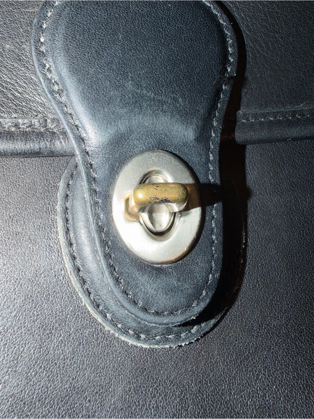 Coach Black Leather Vintage Willis bag - Picture 2 of 10